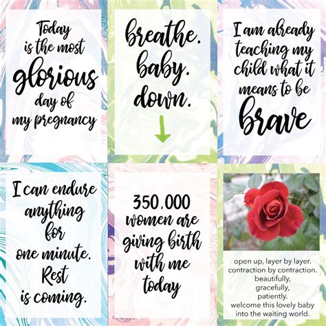 Printable Birth Affirmations